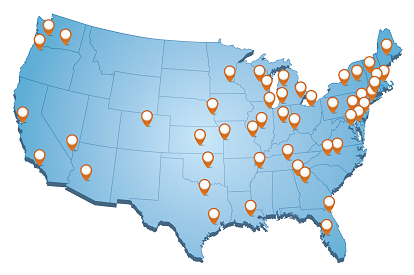 Heller Search Industries and Locations Served