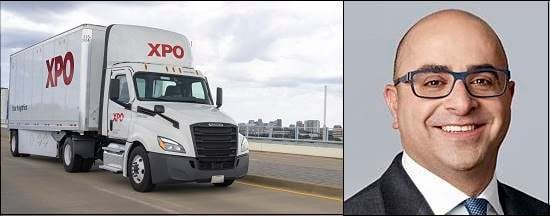 XPO truck and Mario Harik